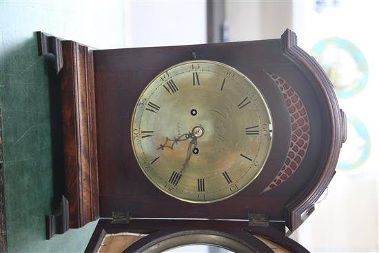 Charles Absolon of London. A George III mahogany bracket clock, 18in.